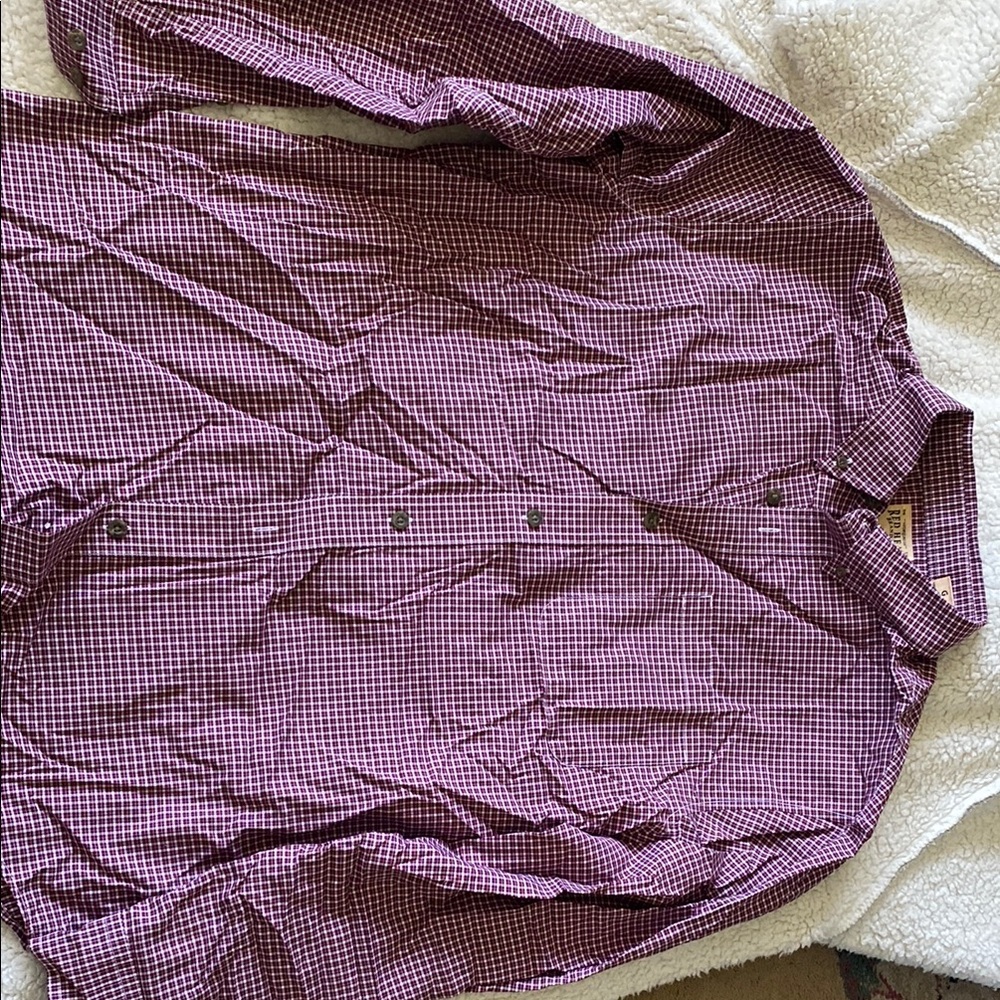 Men's Red Checkered Shirt